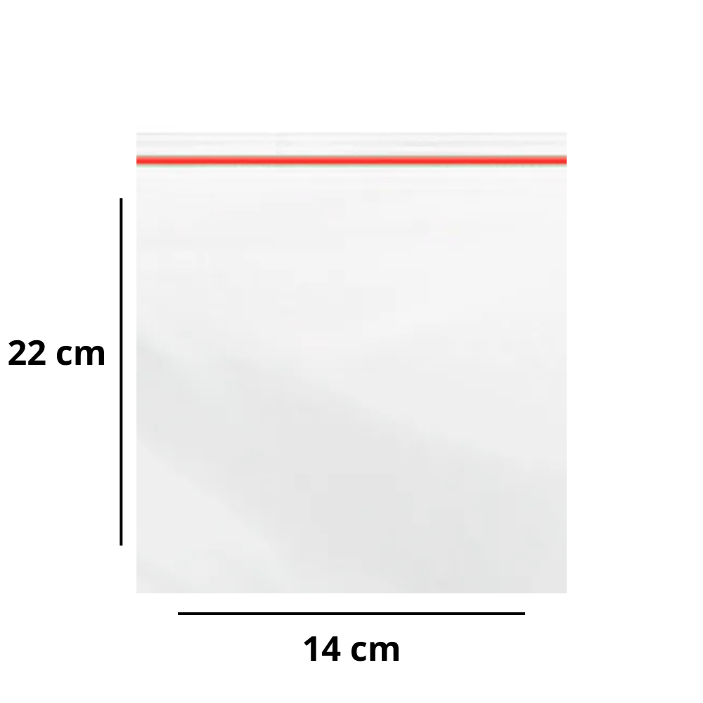 Saco Zip Lock 14x22 - nº7 c/100un | Cepel